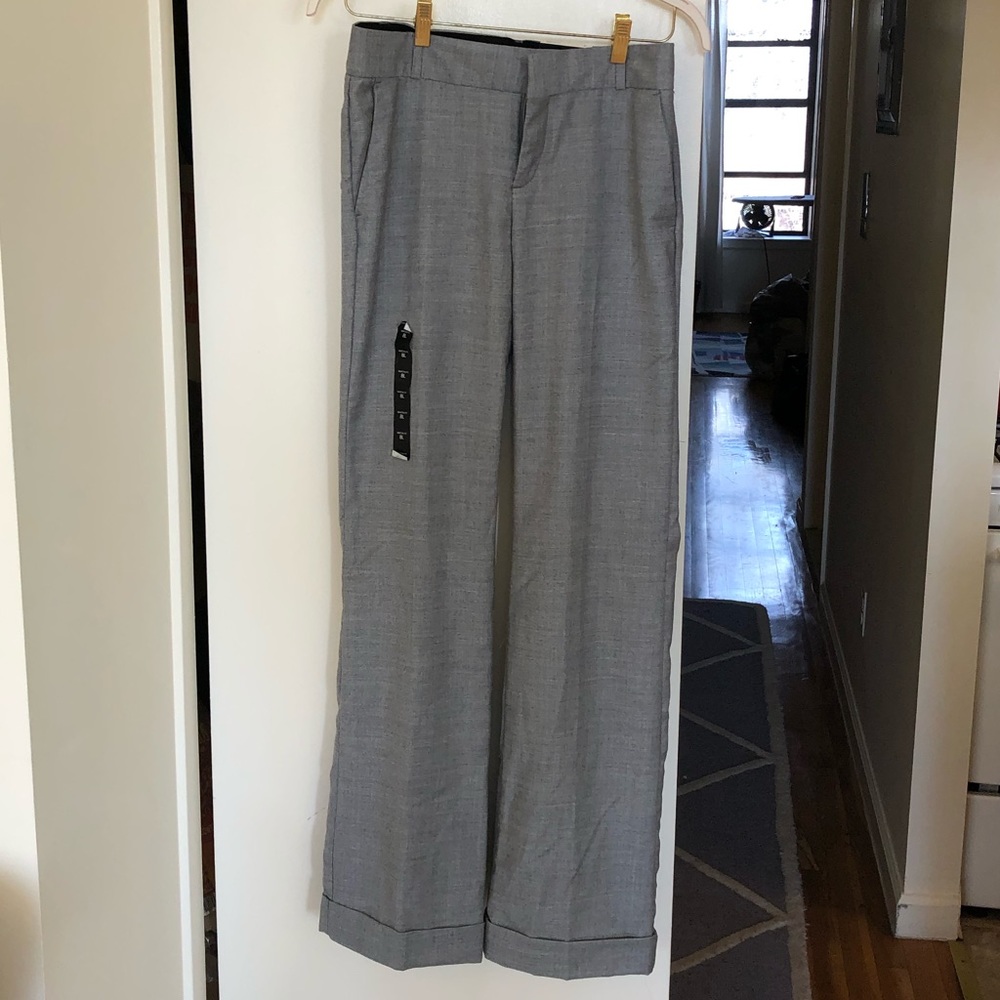 Grey wool work pants
